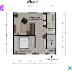 Foto inzerátu Prodej bytu 2+kk, 50 m², Plumlov