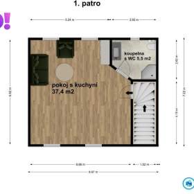 Foto inzerátu Prodej bytu 2+kk, 50 m², Plumlov