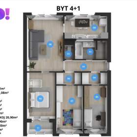 Foto inzerátu Prodej bytu 4+1, 84,21 m², ul. Horymírova, Ostrava - Zábřeh