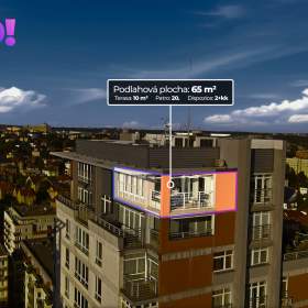 Foto inzerátu Prodej střešního bytu s terasou, 2+kk, 65m², Vinohradská ul., Strašnice